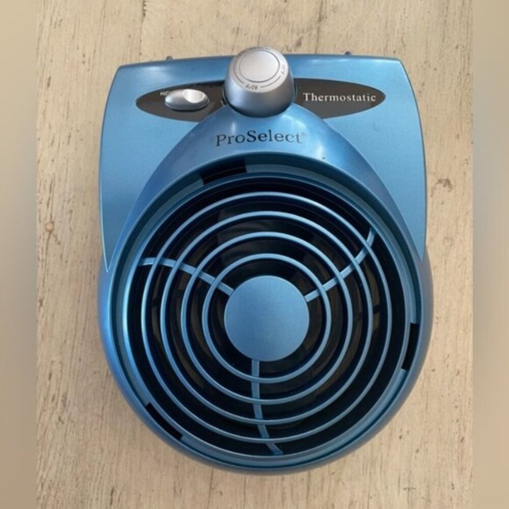NWT ProSelect Deluxe Thermostatic Pet Crate Fan - Blue